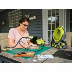 Flash Sale 🎁 RYOBI ONE+ 18V Cordless 3-Tool Combo Kit with Speaker, LED Worklight, and Hybrid Fan (Tools Only) 🤩 -Deals Power Tools Store ryobi power tool combo kits p721 pcl811b pad01b 66 1000