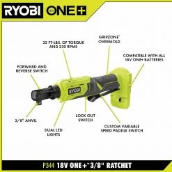 Wholesale 😍 RYOBI ONE+ 18V Cordless Automotive Combo Kit with (1) 1.5 Ah Battery, (1) 4.0 Ah Battery and Charger (4-Tool) 🎉 -Deals Power Tools Store ryobi power tool combo kits pck200kn a0 1000