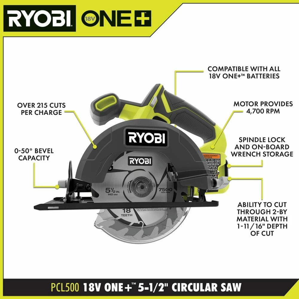 Hot Sale π RYOBI ONE+ 18V Cordless 4-Tool Combo Kit with 1.5 Ah Battery, 4.0 Ah Battery, and Charger π 7 Hot Sale π RYOBI ONE+ 18V Cordless 4-Tool Combo Kit with 1.5 Ah Battery, 4.0 Ah Battery, and Charger π - Image 5
