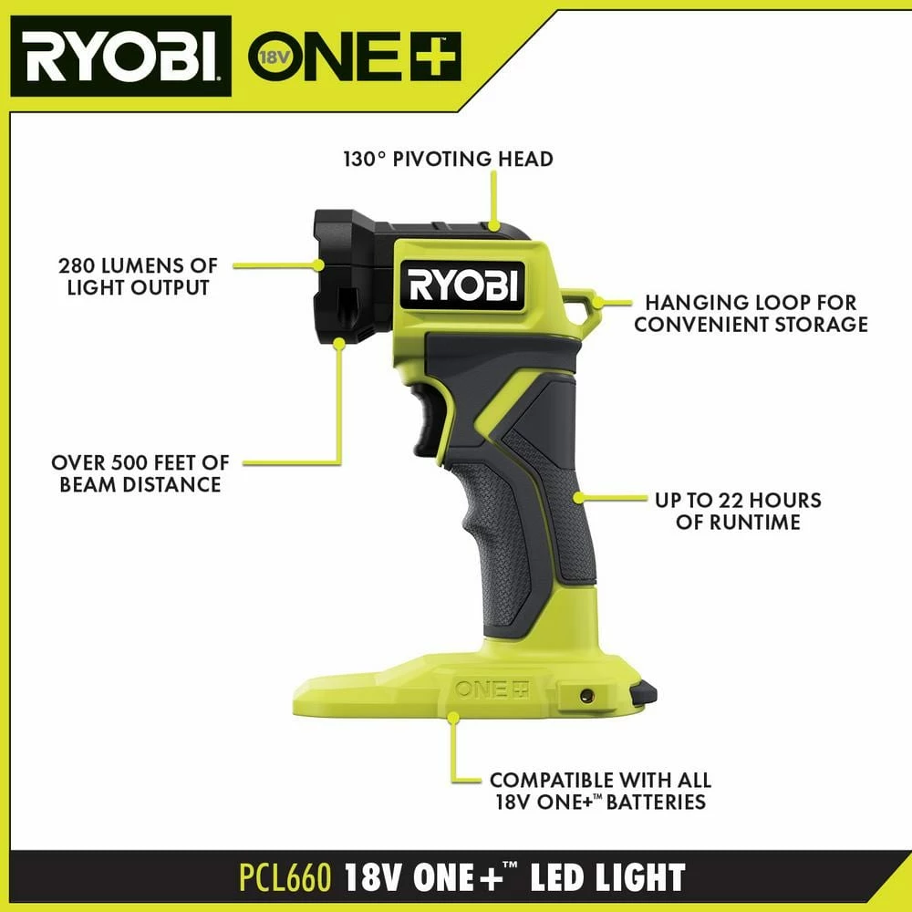 Hot Sale π RYOBI ONE+ 18V Cordless 4-Tool Combo Kit with 1.5 Ah Battery, 4.0 Ah Battery, and Charger π 8 Hot Sale π RYOBI ONE+ 18V Cordless 4-Tool Combo Kit with 1.5 Ah Battery, 4.0 Ah Battery, and Charger π - Image 6