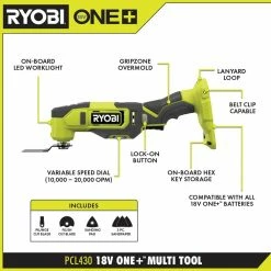 New 🥰 RYOBI ONE+ 18V Cordless 6-Tool Combo Kit with 1.5 Ah Battery, 4.0 Ah Battery, and Charger 🧨 -Deals Power Tools Store ryobi power tool combo kits pcl1600k2 1d 1000