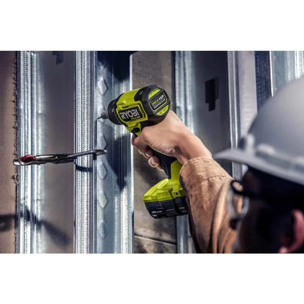 Brand new 😀 RYOBI ONE+ HP 18V Brushless Cordless Compact 1/2 in. Drill and Impact Driver Kit with (2) 1.5 Ah Batteries, Charger and Bag 💯 9 Brand new 😀 RYOBI ONE+ HP 18V Brushless Cordless Compact 1/2 in. Drill and Impact Driver Kit with (2) 1.5 Ah Batteries, Charger and Bag 💯 - Image 7