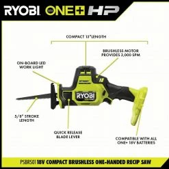 Best Sale 🌟 RYOBI ONE+ HP 18V Brushless Cordless 5-Tool Combo Kit with (2) 1.5 Ah Batteries, Charger, and Bag 🤩 -Deals Power Tools Store ryobi power tool combo kits psbck05k2 1d 1000