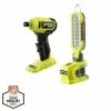 Brand new ✨ RYOBI ONE+ 18V Cordless 2-Tool Combo Kit w/ ONE+ HP Brushless Compact Right Angle Die Grinder & Hybrid LED Light (Tools Only) ⭐ -Deals Power Tools Store ryobi power tool combo kits psbdg01b p790 64 1000