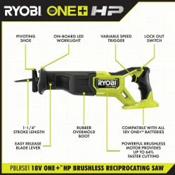 Best Sale 👏 RYOBI ONE+ HP 18V Brushless Cordless Reciprocating Saw (Tool Only) 🔔 19 Best Sale 👏 RYOBI ONE+ HP 18V Brushless Cordless Reciprocating Saw (Tool Only) 🔔 -Deals Power Tools Store ryobi reciprocating saws pblrs01b 40 1000